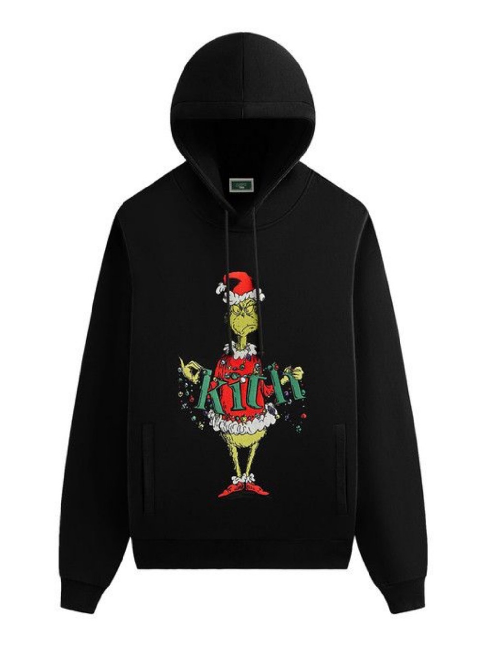 Kith x The Grinch Holiday Hoodie Black Size Small NWT